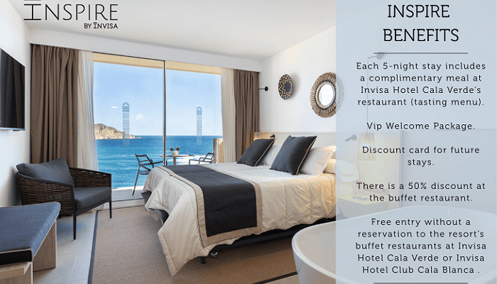 Inspire benefits Invisa Hotel Club Cala Blanca**** Es Figueral Beach Inspire benefits Invisa Hotel Club Cala Blanca**** Es Figueral Beach