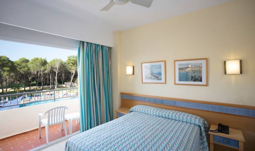 Standard double with pool view Invisa Hotel Ereso Es Canar Beach Standard double with pool view Invisa Hotel Ereso Es Canar Beach