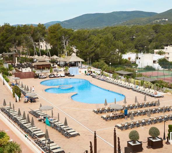 Adults-only area Invisa Hotel Club Cala Blanca Es Figueral Beach