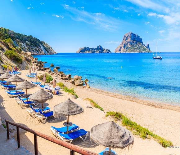 Cala d'Hort, one of the magical coves of Ibiza Invisa Hotels