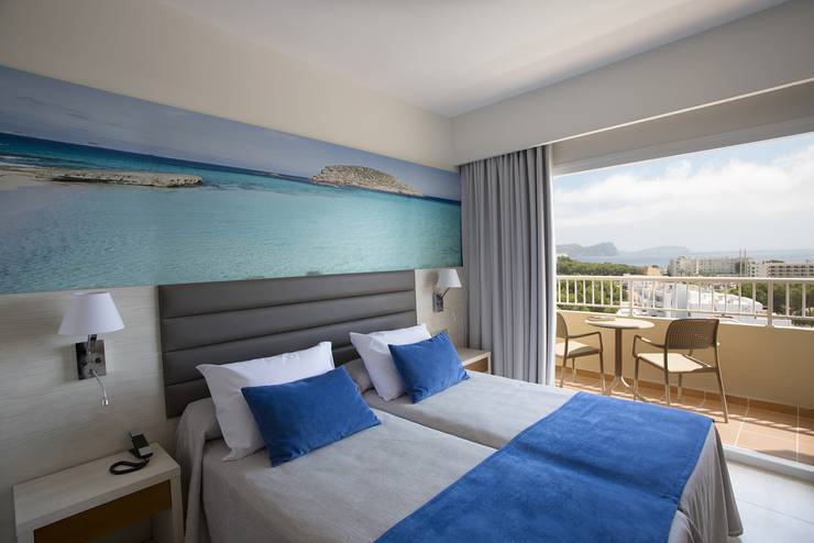 Double supérieure avec vue sur la mer Invisa Hotel Ereso Plage Es Canar
